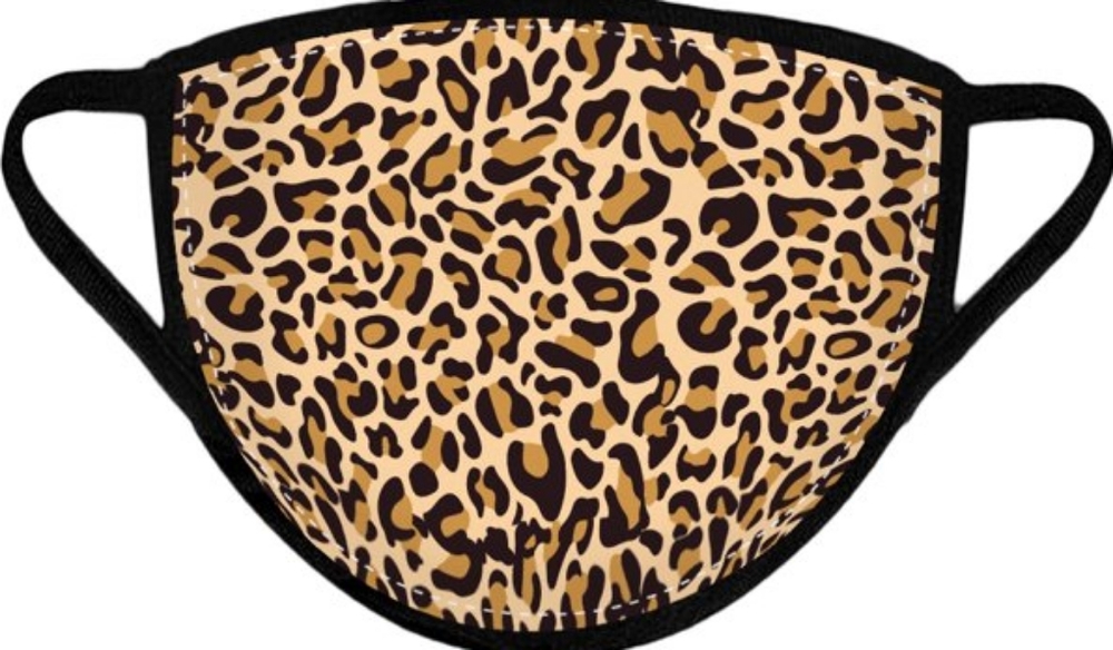 Leopard face mask